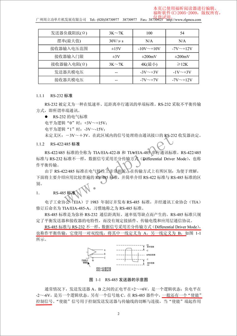 《《RS485使用手册与指南中文》 - 第3页预览图