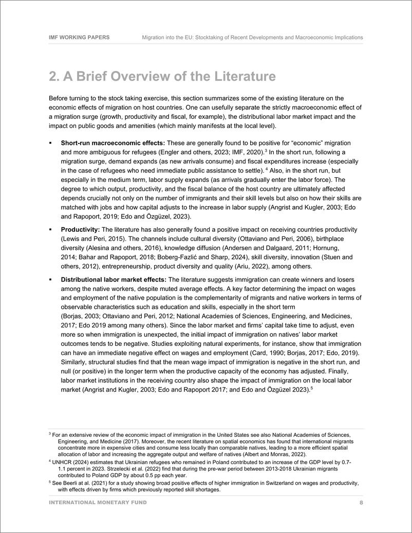 《IMF-移民到欧盟：最近的发展和宏观经济影响（英）-2024.9-44页》 - 第8页预览图