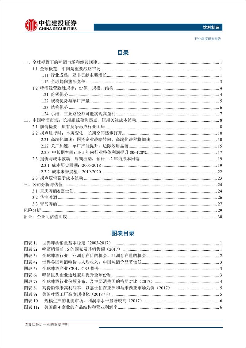 《中国啤酒新时代，全球视野下的啤酒经营规律与中国市场（饮料制造）-20190403-中信建投-37页》 - 第4页预览图