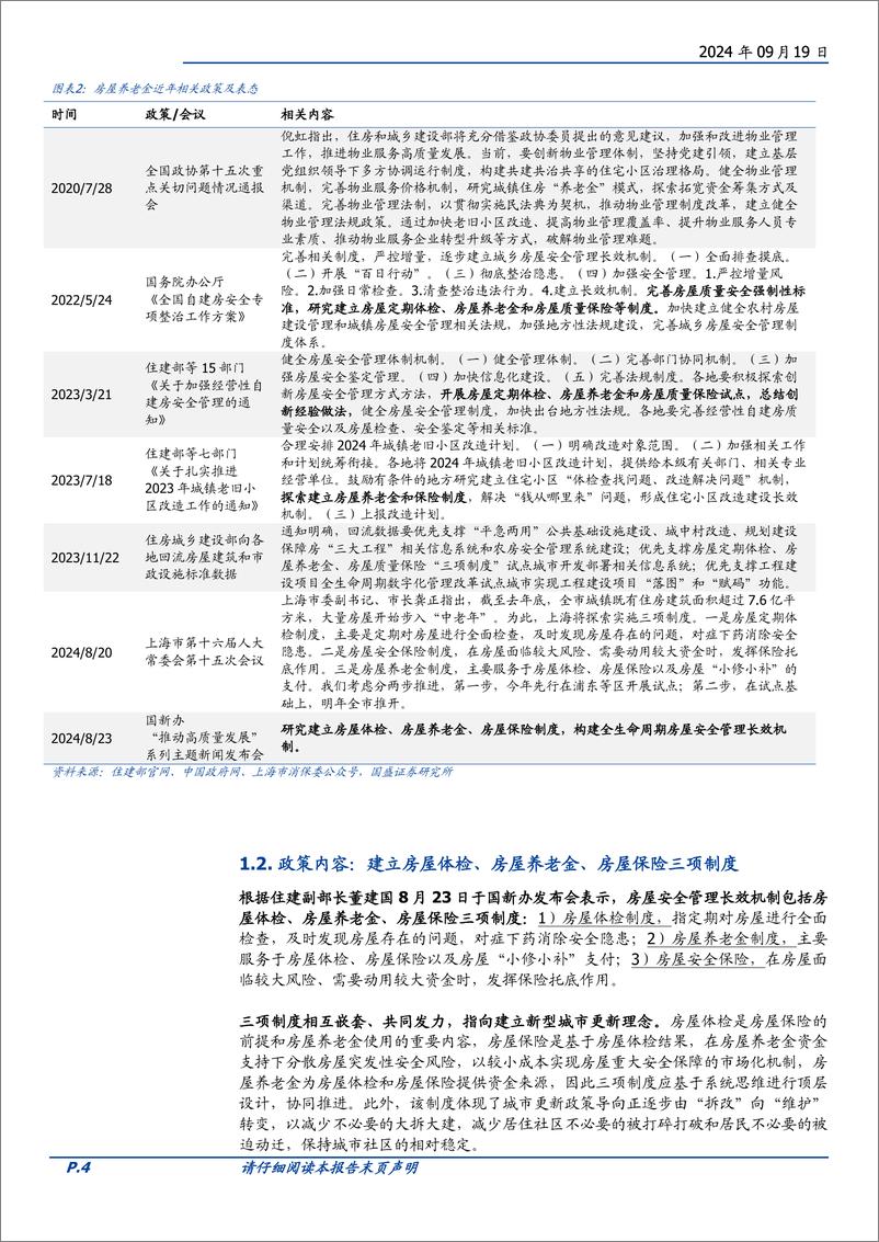 《建筑装饰行业房屋养老金系列深度一：详解政策框架及定期体检制度-240919-国盛证券-24页》 - 第4页预览图