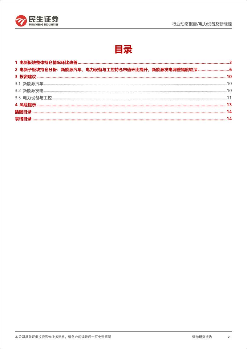 《电新行业2024Q1基金持仓分析：乌云遮日终散去-240425-民生证券-15页》 - 第2页预览图