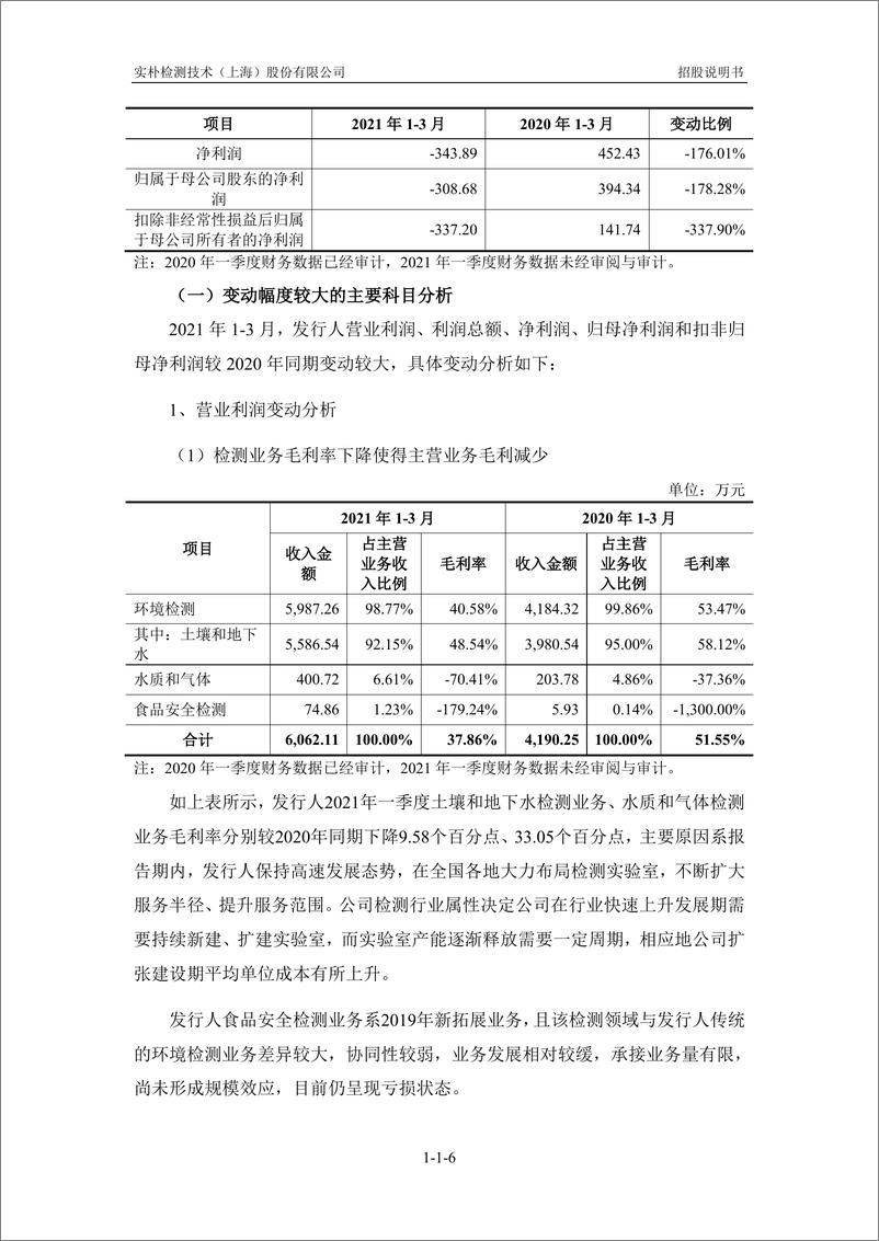 《实朴检测技术（上海）股份有限公司创业板首次公开发行股票招股说明书（申报稿）》 - 第8页预览图