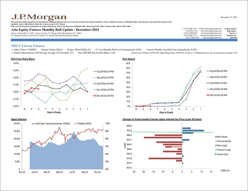 《JPMorgan-Asia Equity Futures Monthly Roll Update December 2024-112287236》 - 第7页预览图