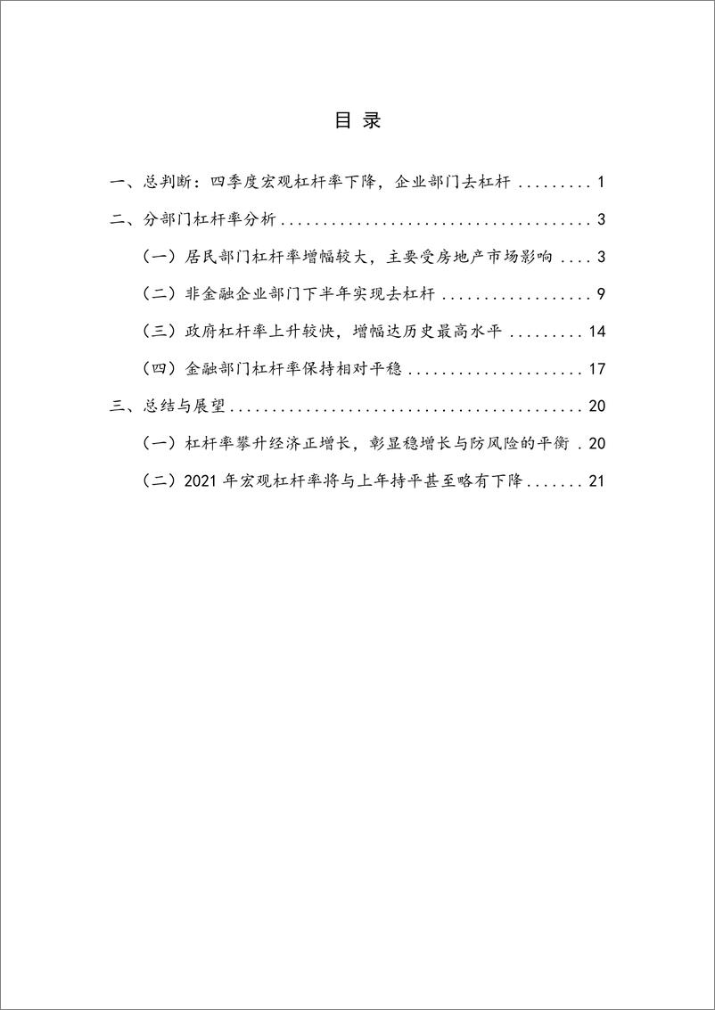 《NIFD季报-2020年度宏观杠杆率-2021.2-25页》 - 第4页预览图