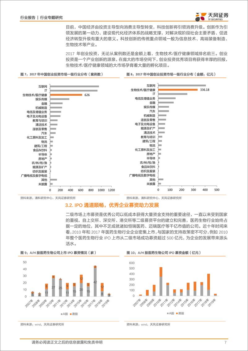 《医药生物行业生物科技公司系列报告一（引言篇）：政策、产业、资本共振，医药创新开启新纪元-20190318-天风证券-12页》 - 第8页预览图