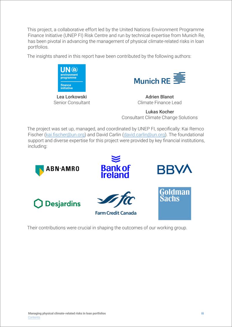 《2024管理贷款组合中与物理气候相关的风险报告（英文版）-Unepfi》 - 第3页预览图