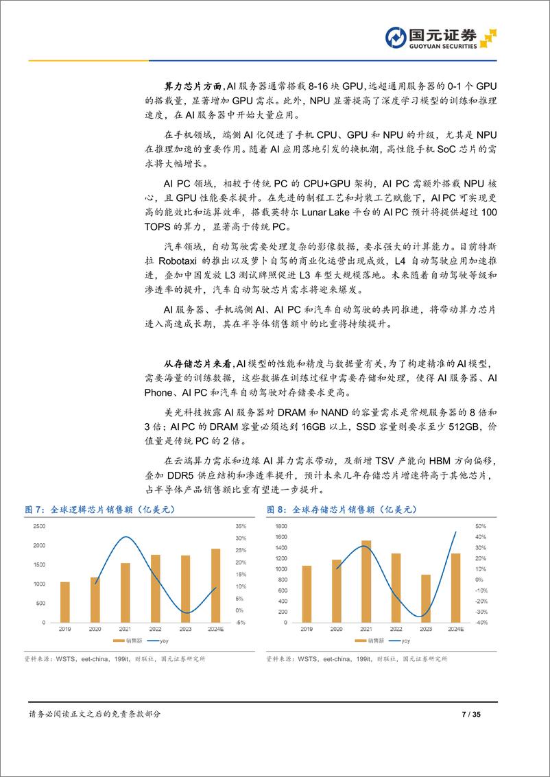 《半导体与半导体生产设备行业研究报告：创新驱动与产业链协同发展，安徽集成电路崛起-240903-国元证券-35页》 - 第7页预览图