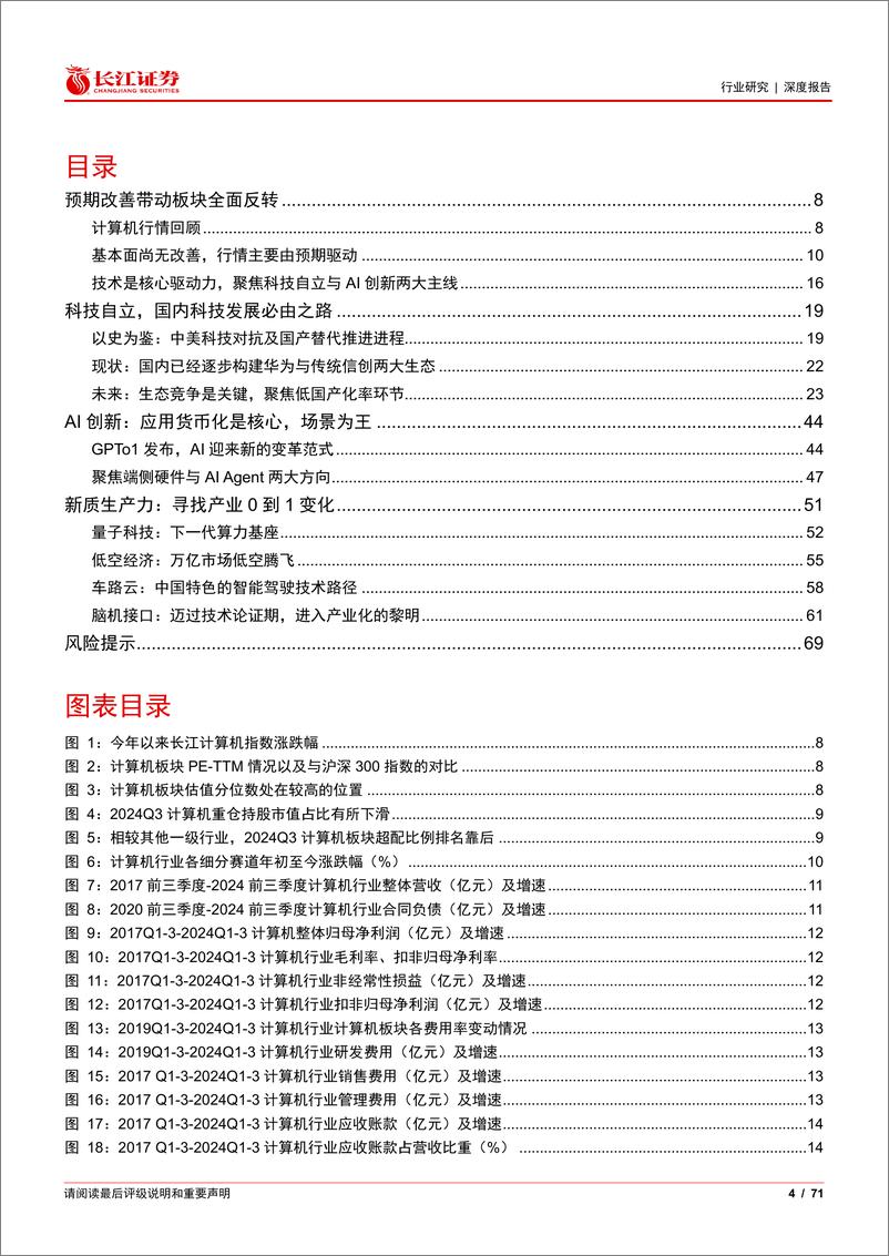 《计算机行业2025年度投资策略：否极泰来，曙光初现-241222-长江证券-71页》 - 第4页预览图