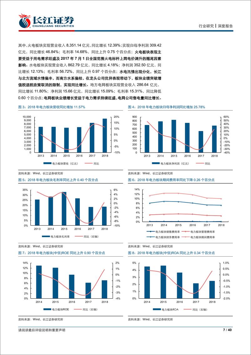 《电力行业2018年报与2019一季报综述：“量价齐升”到“成本下行”，业绩改善换挡提速-20190505-长江证券-40页》 - 第8页预览图