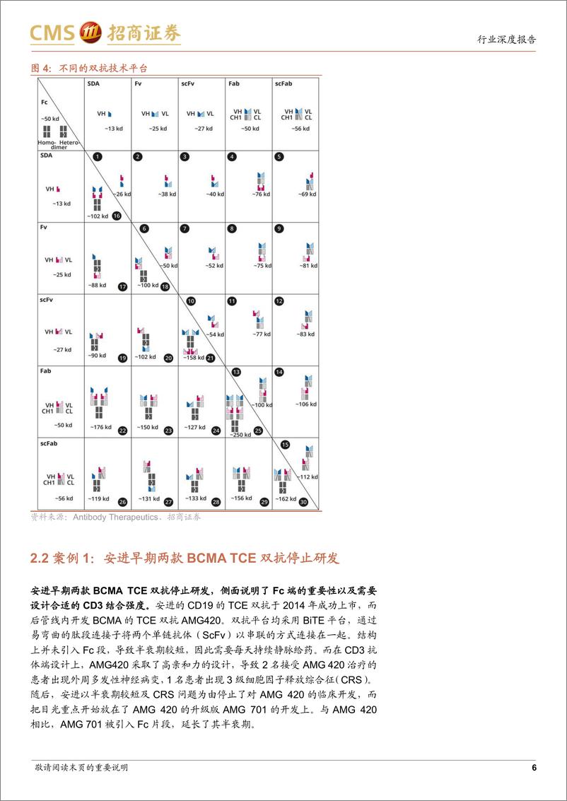 《创新药系列报告(四)-TCE双抗行业深度：结构设计映射临床疗效，实体瘤适应症有所突破-240321-招商证券-20页》 - 第6页预览图