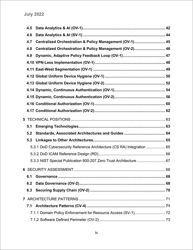 《美国国防部零信任参考架构（英文版）-104页》 - 第5页预览图