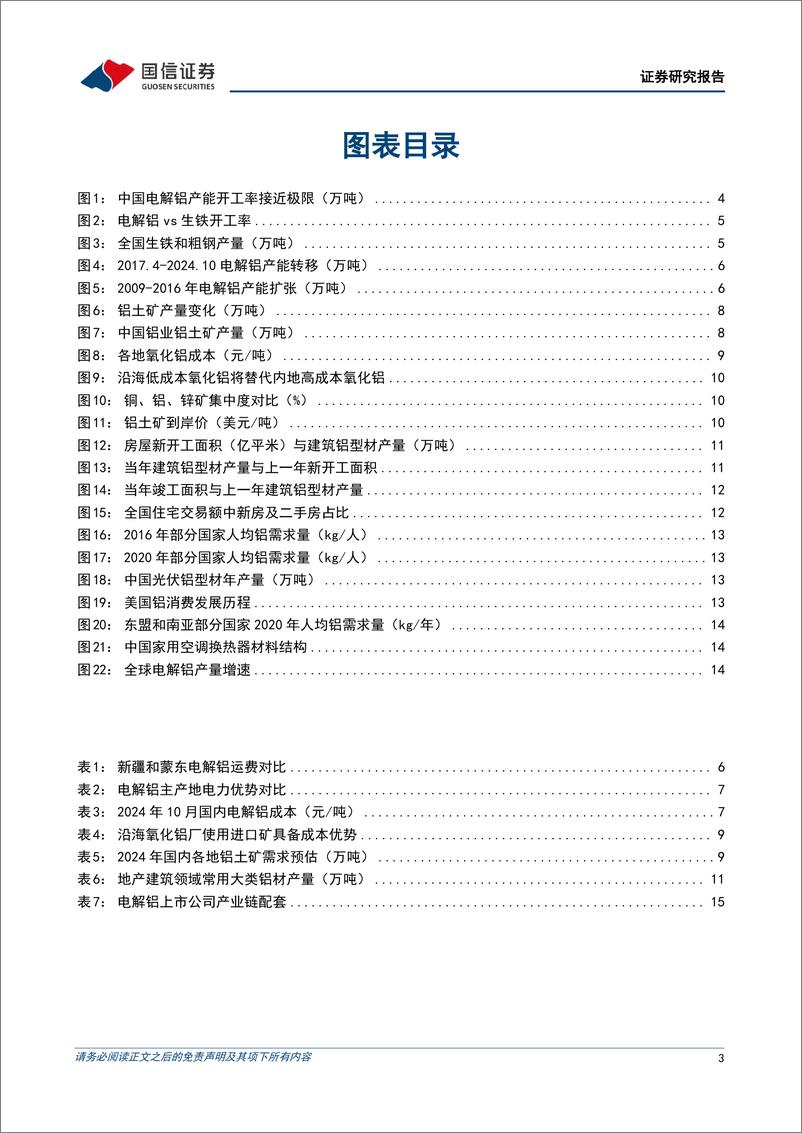 《电解铝行业专题：供不应求的矛盾即将凸显-241201-国信证券-17页》 - 第3页预览图