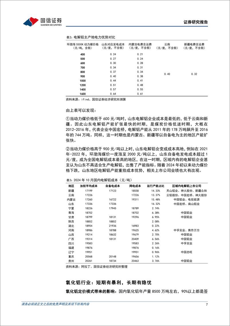 《电解铝行业专题：供不应求的矛盾即将凸显-241201-国信证券-17页》 - 第7页预览图