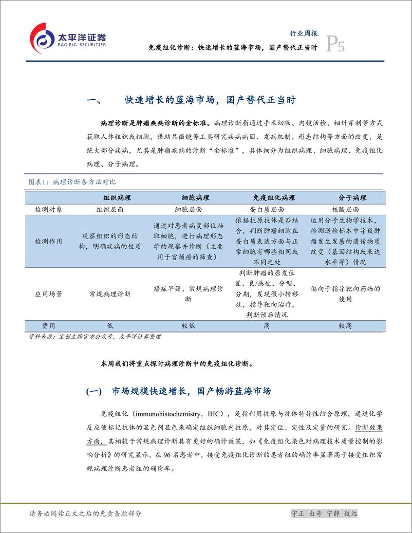 《生物医药Ⅱ行业免疫组化诊断：快速增长的蓝海市场，国产替代正当时-240811-太平洋证券-18页》 - 第5页预览图