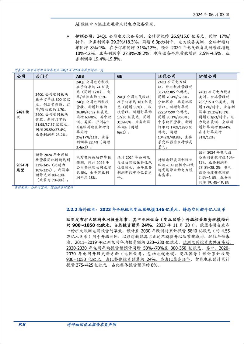 《三星医疗-601567.SH-首次突破欧洲配电，当前时点再论三星医疗成长空间-20240603-国盛证券-14页》 - 第8页预览图