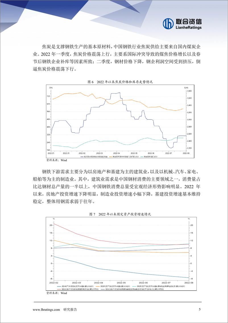 《联合资信-2022年上半年钢铁行业信用风险总结与展望-11页》 - 第6页预览图