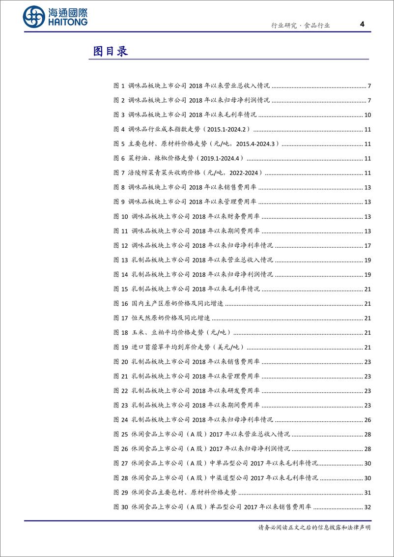 《食品行业：23年业绩平稳，24Q1景气度有所提升-240528-海通国际-47页》 - 第4页预览图
