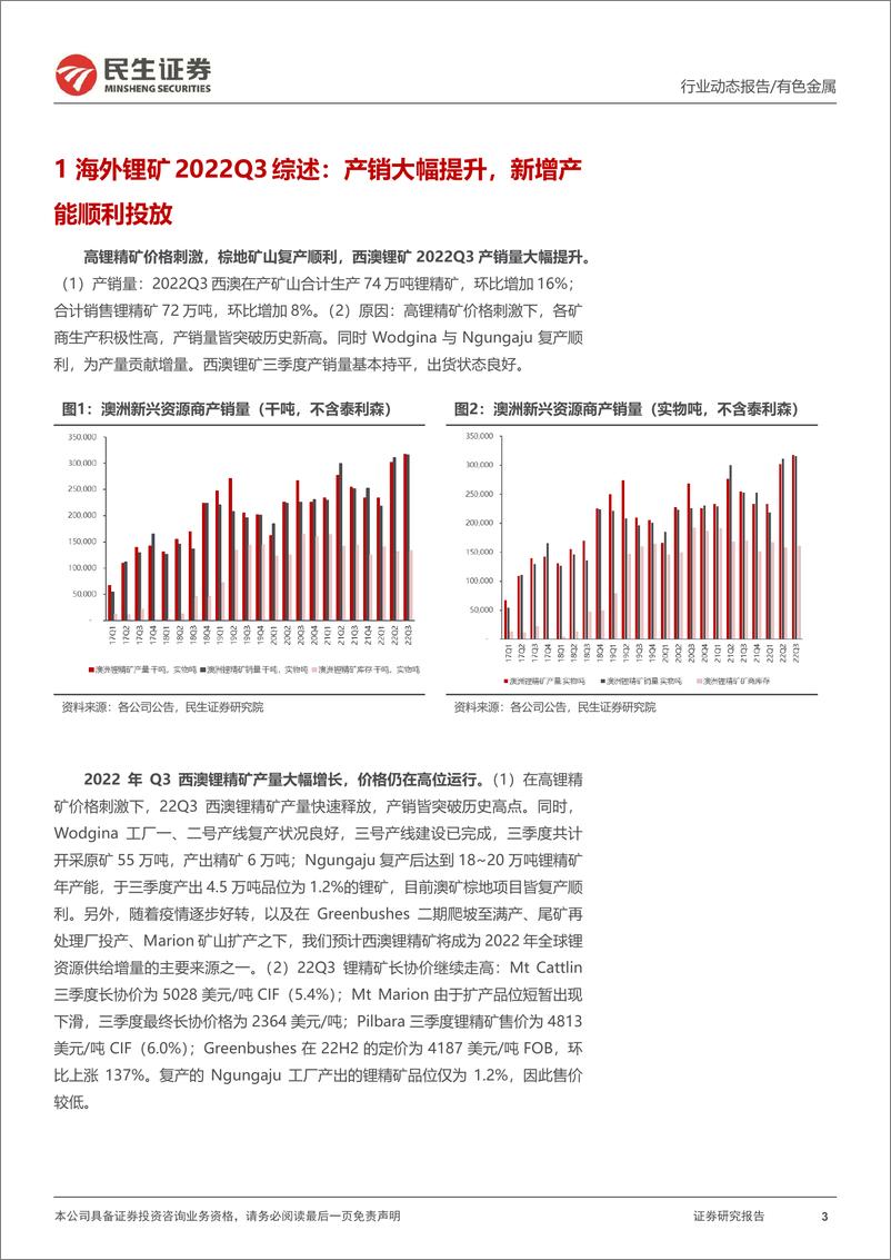 《有色金属行业真“锂”探寻系列6：海外锂企业近况更新，供给的低预期正在显现-20221214-民生证券-38页》 - 第4页预览图