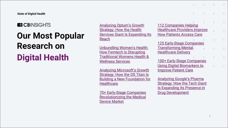 《CBInsights-数字健康状况2022年第3季度报告（英）-2022.10-145页》 - 第8页预览图