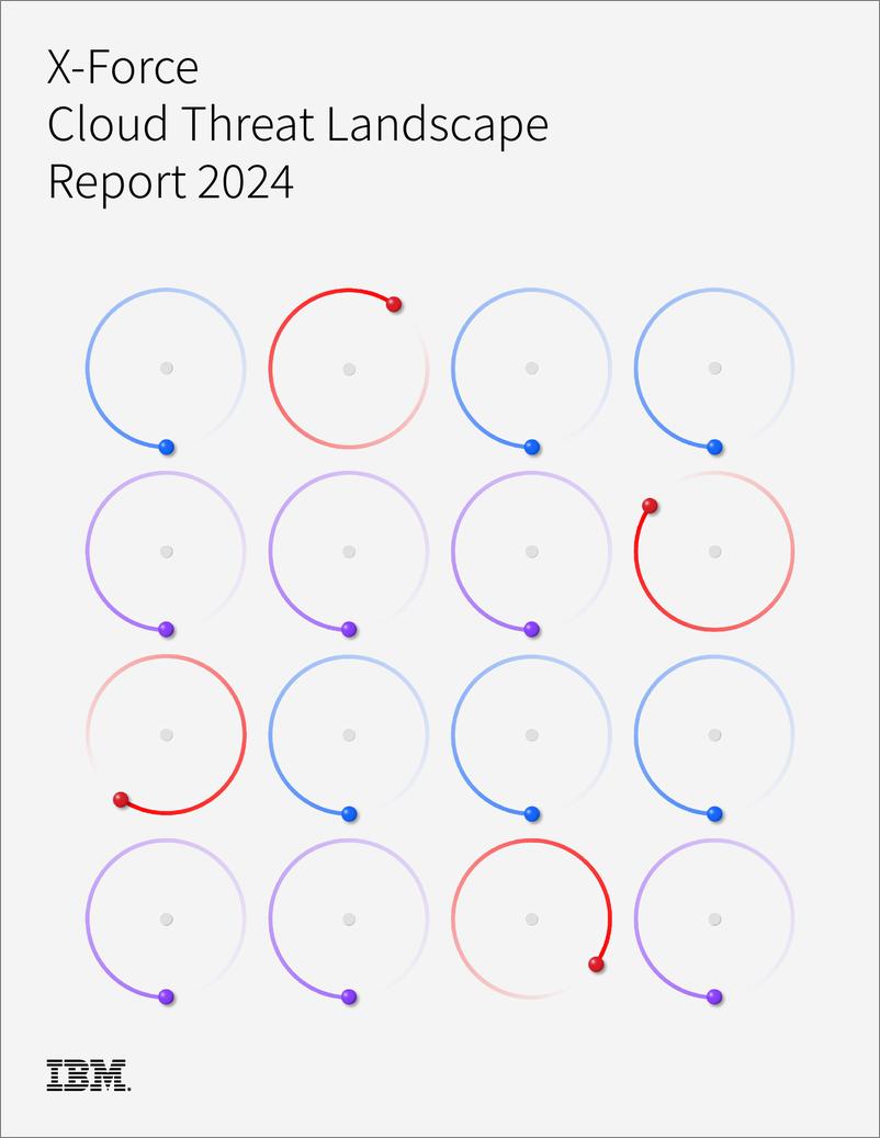 《X-Force Cloud Threat Landscape Report 2024 》 - 第1页预览图