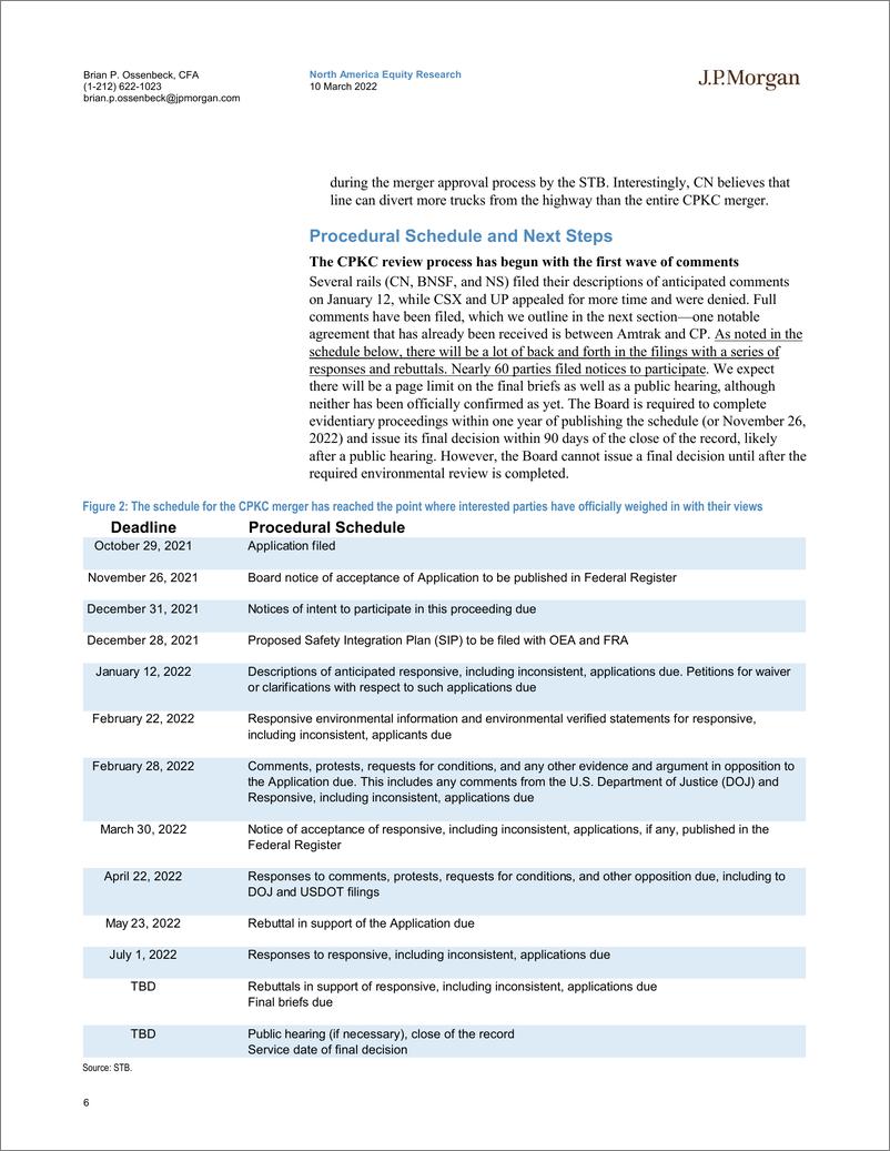 《J.P. 摩根-美股交通与物流行业-恢复加拿大铁路评级，加拿大太平洋铁路为超重评级，加拿大国家铁路为中性评级-2022.3.10-51页》 - 第7页预览图