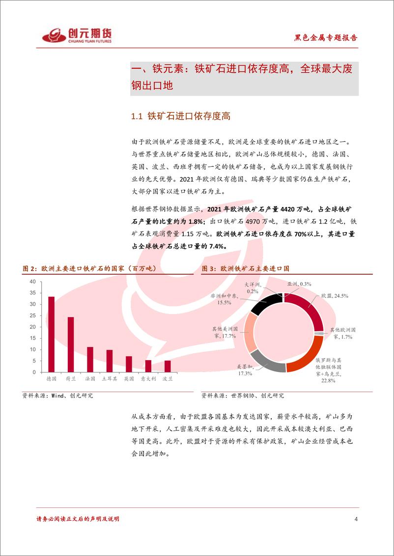 《黑色金属专题报告：欧洲能源短缺对钢铁行业影响几何？-20220914-创元期货-26页》 - 第5页预览图