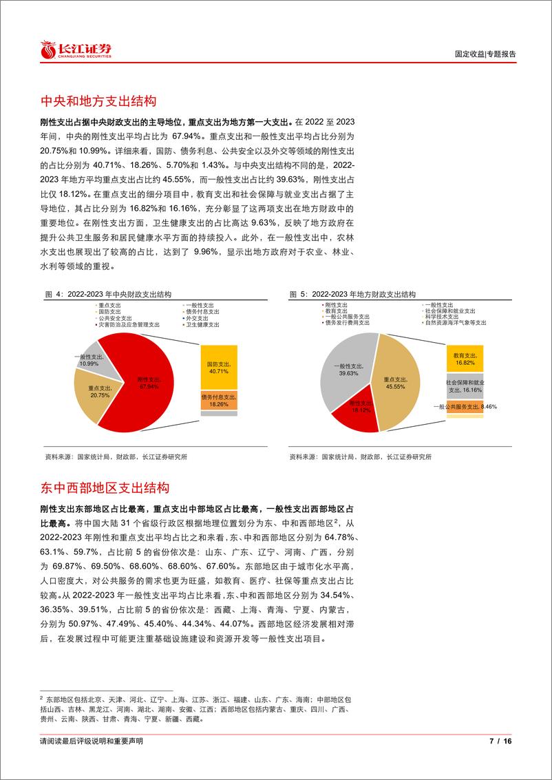 《“财政的底色”系列报告(二)：“透视”地方财政支出结构-241104-长江证券-16页》 - 第7页预览图