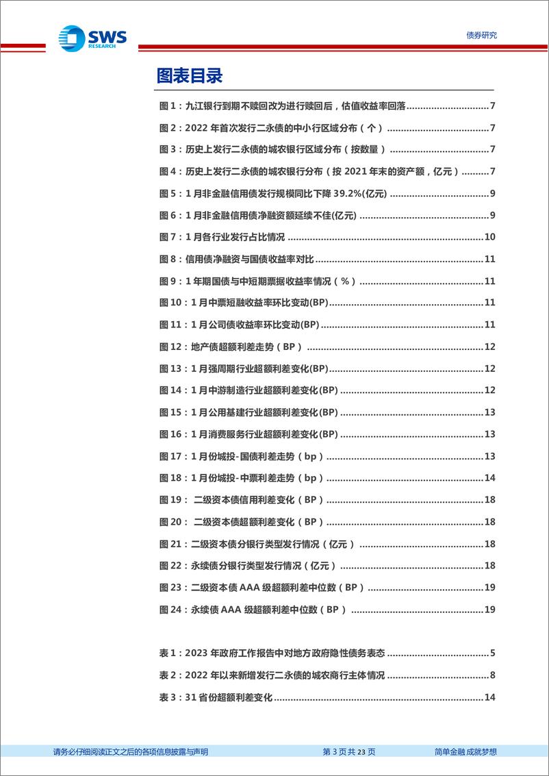 《信用月报2023年第1期：城投监管各区域态度如何？22年哪些中小银行首次发行二永债？-20230129-申万宏源-23页》 - 第4页预览图