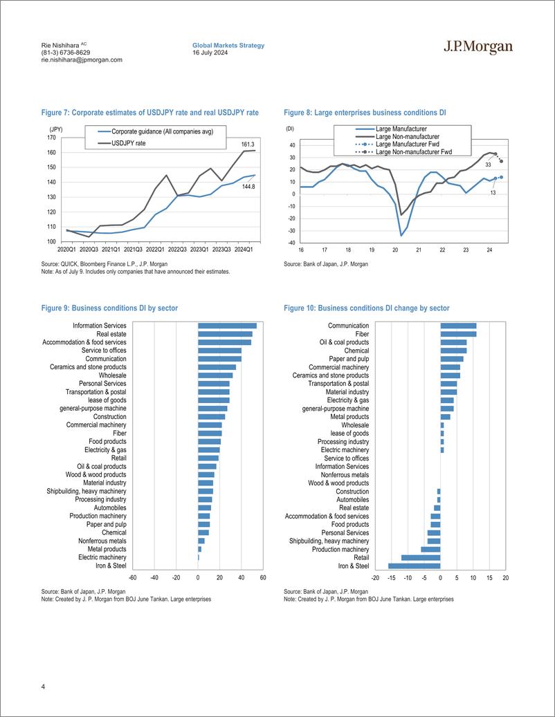 《JPMorgan-Japan Equity Strategy Apr-Jun earnings outlook Expect stron...-109235931》 - 第4页预览图