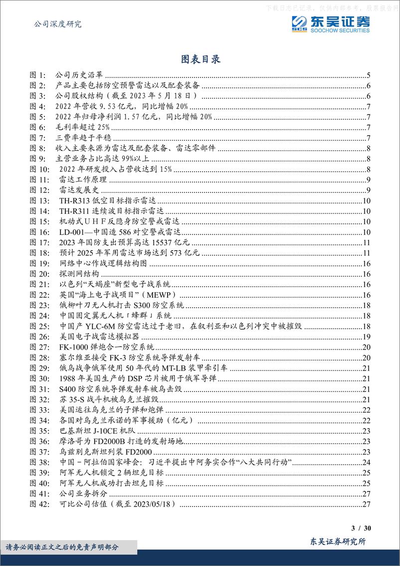 《东吴证券-C南湖(688552)军用雷达总装整体上市第一股，“内需+军贸”双驾马车拉动成长-230520》 - 第3页预览图