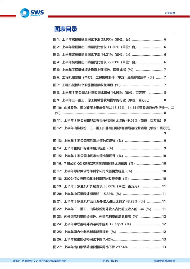 《工程机械行业23中报回顾与展望：中报盈利大幅改善，板块周期拐点临近，布局正逢其时-20230918-申万宏源-24页》 - 第5页预览图