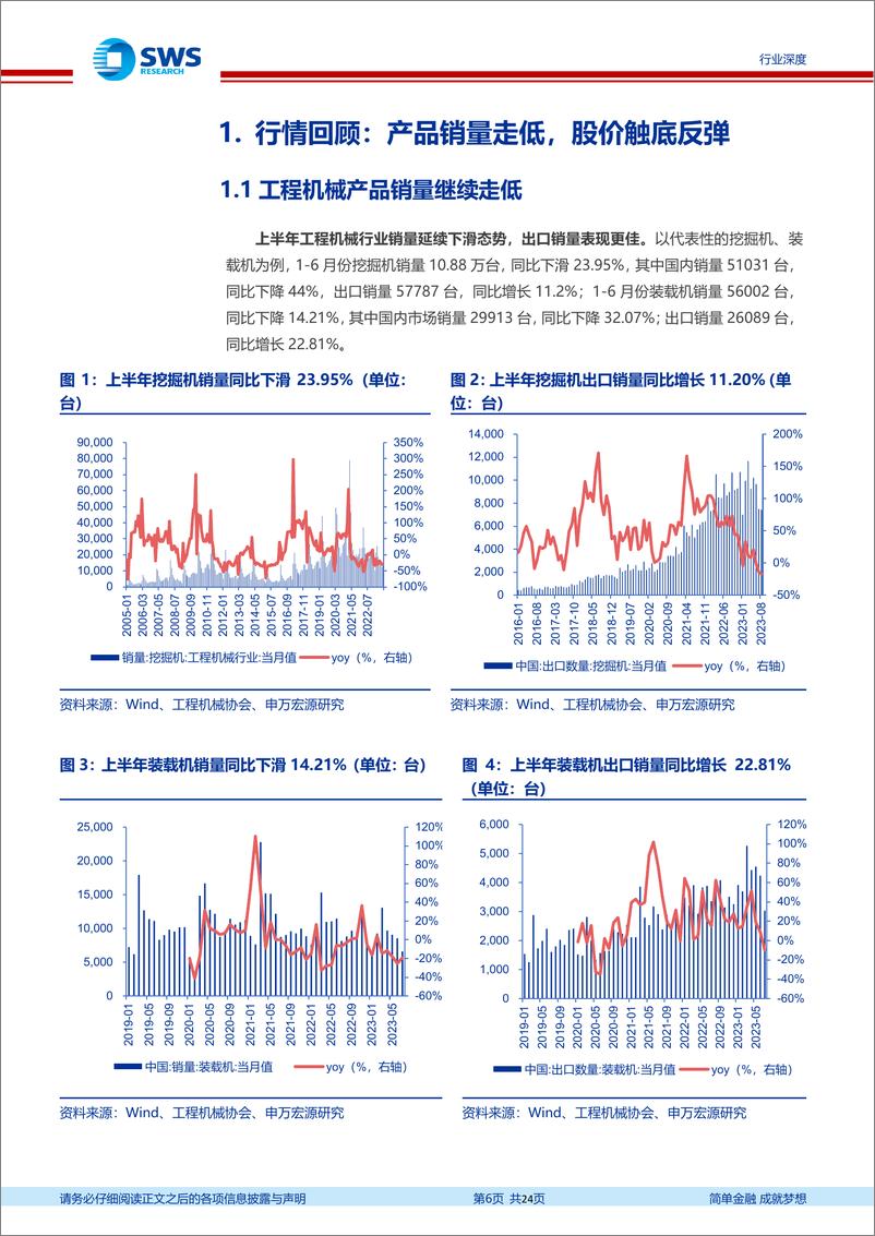 《工程机械行业23中报回顾与展望：中报盈利大幅改善，板块周期拐点临近，布局正逢其时-20230918-申万宏源-24页》 - 第7页预览图