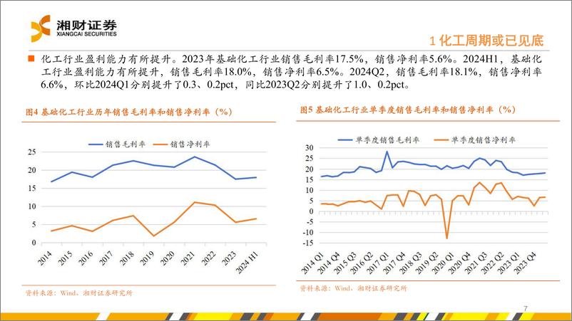 《基础化工行业：化工周期或已见底，建议关注供需格局改善的细分领域-240903-湘财证券-35页》 - 第7页预览图