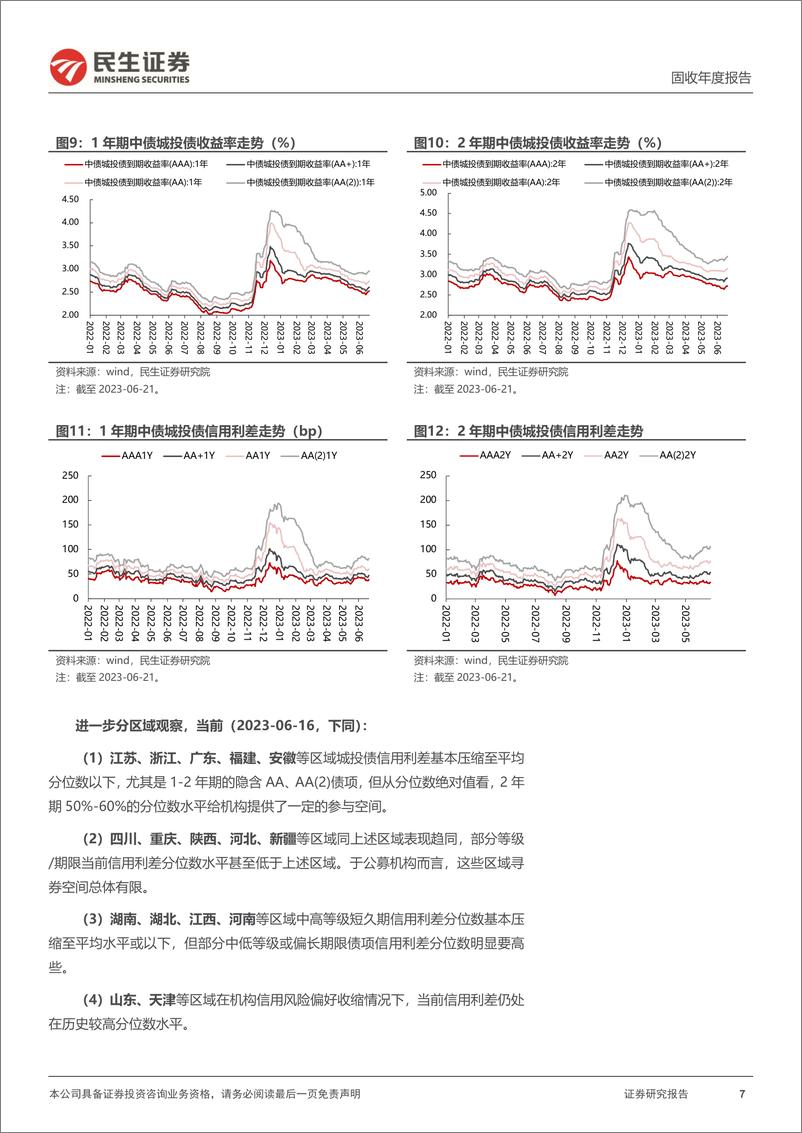 《城投择券策略系列：2023下半场，城投风险与收益的均衡-20230626-民生证券-24页》 - 第8页预览图