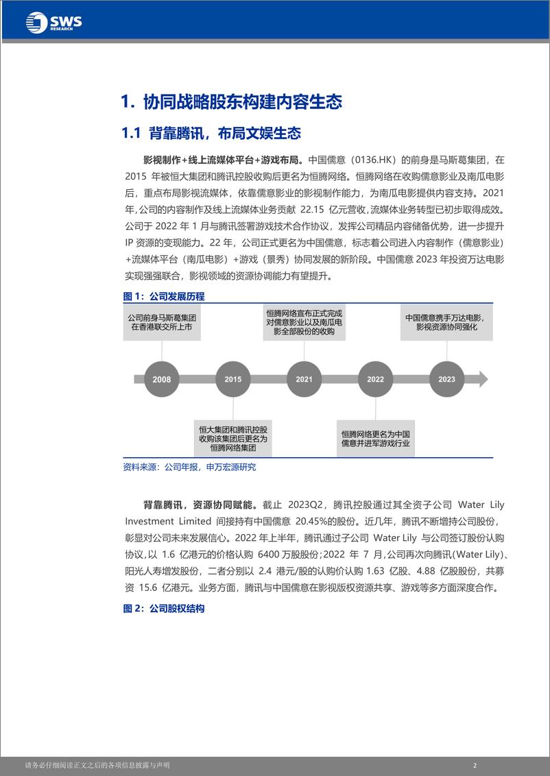 《中国儒意(0136.HK)影游齐头并进，携手万达扩张传媒版图-240331-申万宏源(香港)-17页》 - 第2页预览图