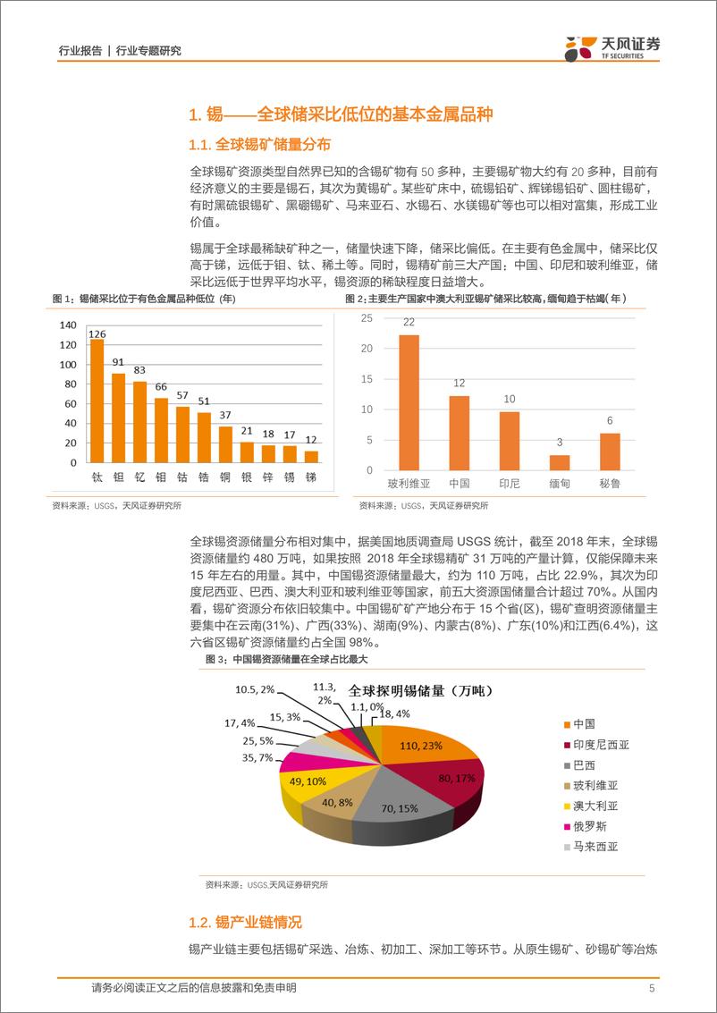 《工业金属行业专题研究：锡，预期波动中寻找投资机会-20190418-天风证券-18页》 - 第6页预览图