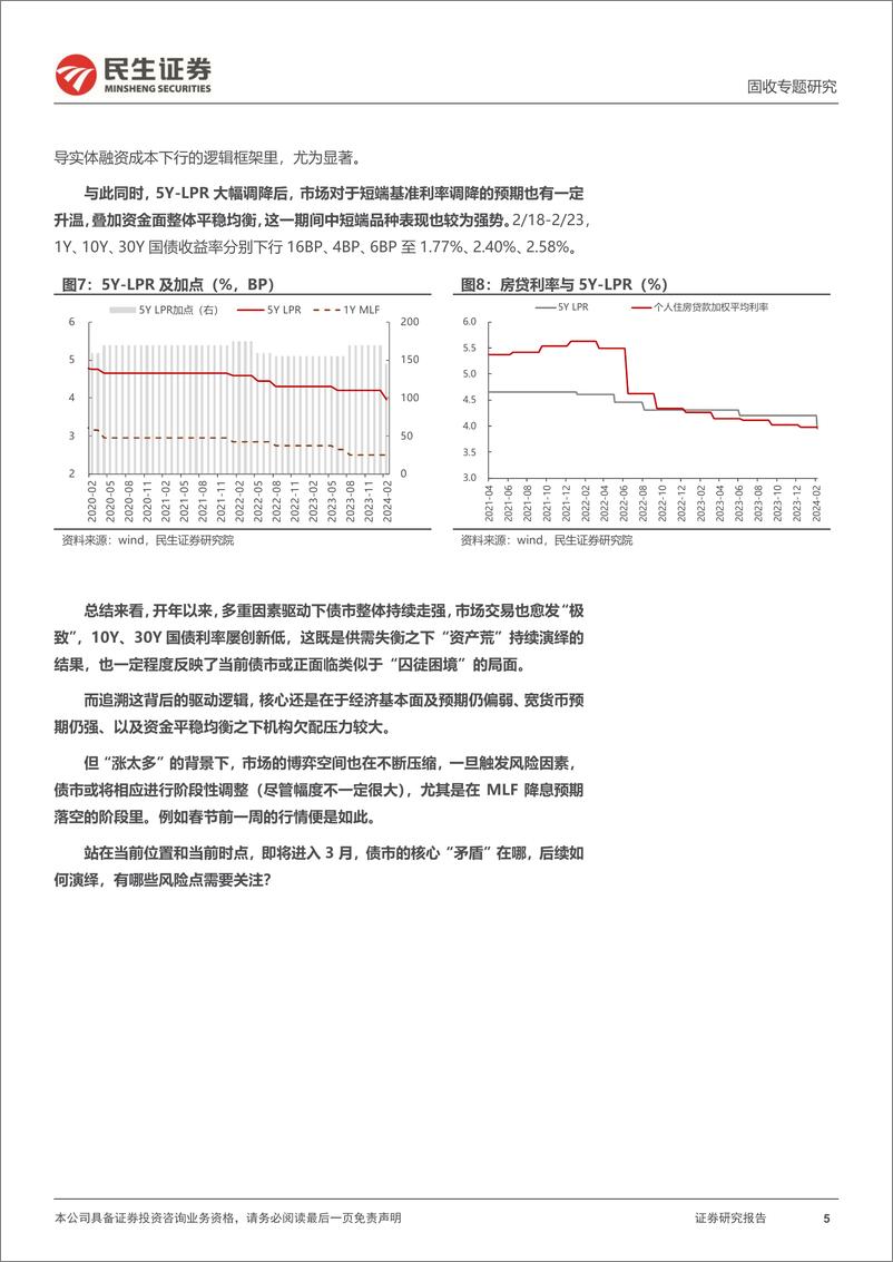 《利率专题：当下债市的核心“矛盾”-20240226-民生证券-24页》 - 第5页预览图