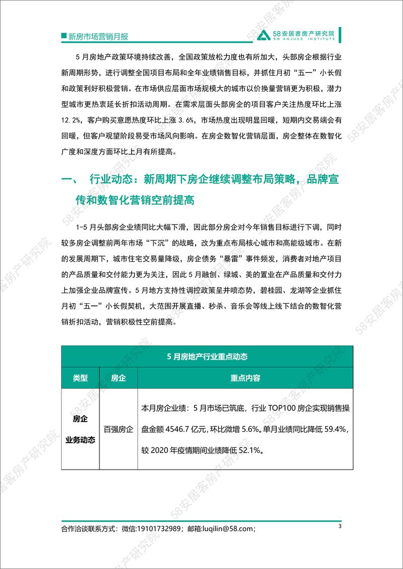 《58安居客房产研究院-5月新房市场营销月报-16页》 - 第4页预览图