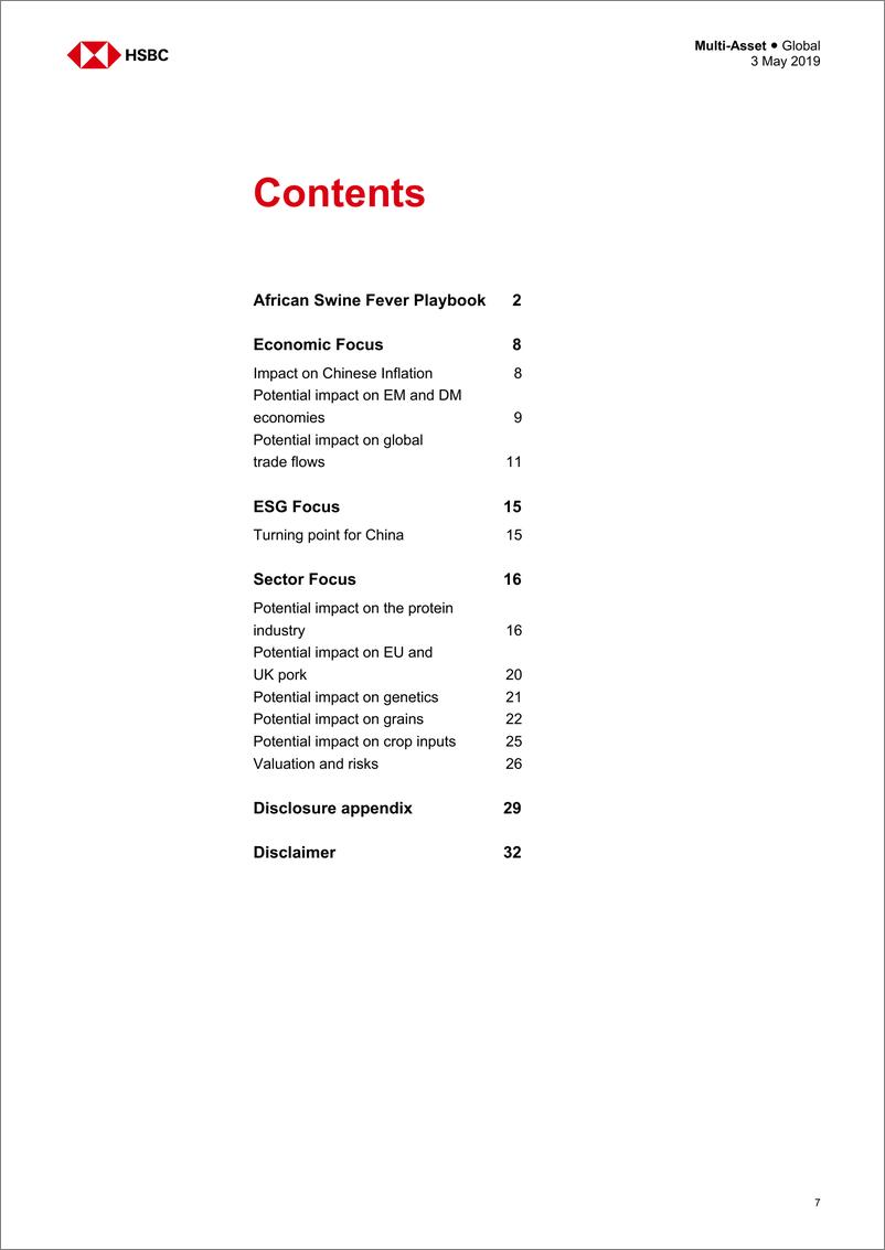 《汇丰银行-全球-农业行业-全球农业商业：非洲猪瘟手册-2019.5.3-32页》 - 第8页预览图
