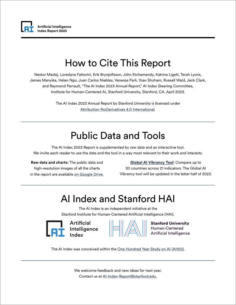 《斯坦福大学：2023年人工智能（AI）指数报告》 - 第6页预览图