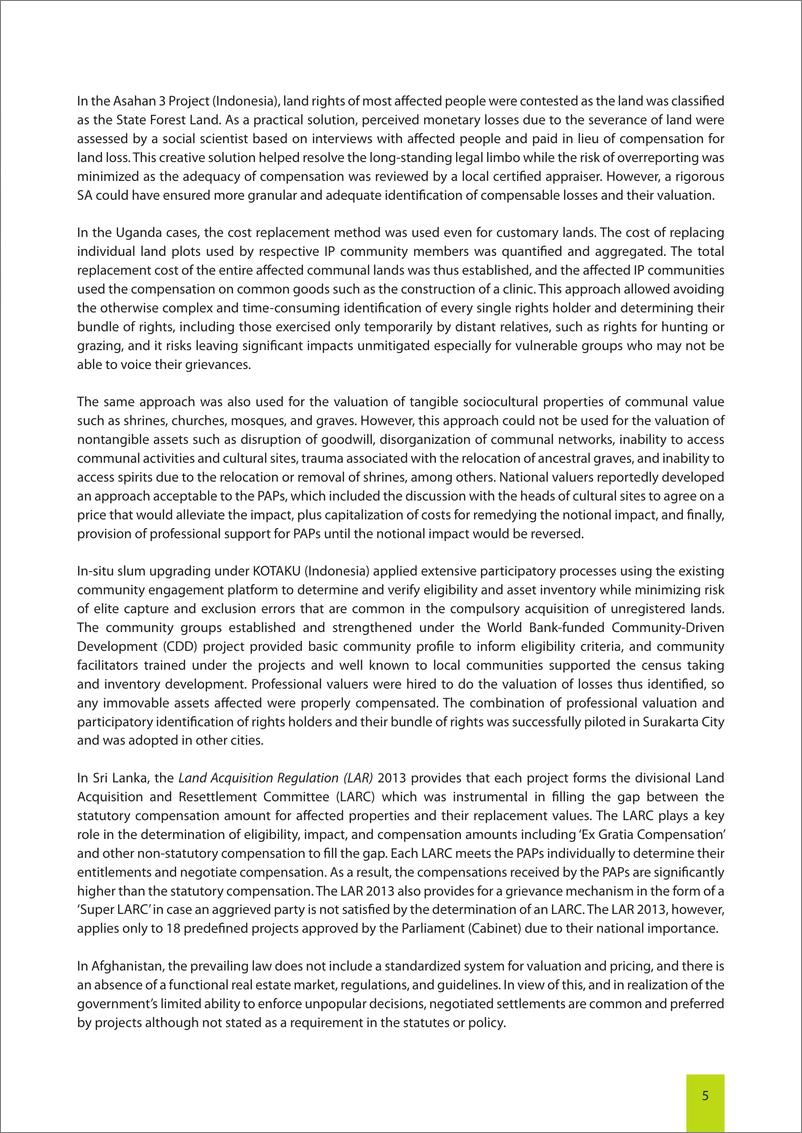 《世界银行-未登记和习惯土地的估价和补偿（英）-2024.2-6页》 - 第5页预览图