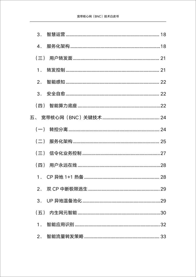 《宽带网络核心网（BNC）技术白皮书-57页》 - 第4页预览图