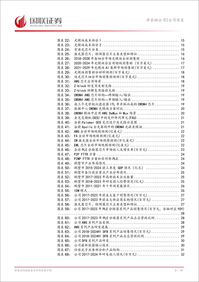 《仕佳光子(688313)硅光时代的芯片级光通信器件平台-250113-国联证券-42页》 - 第6页预览图