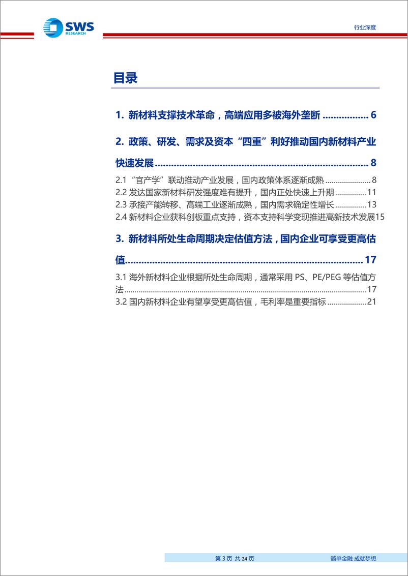 《化工行业科创板系列研究之新材料估值篇：PS到PEGPM，独立自主走新材料创新之路-20190324-申万宏源-24页》 - 第4页预览图