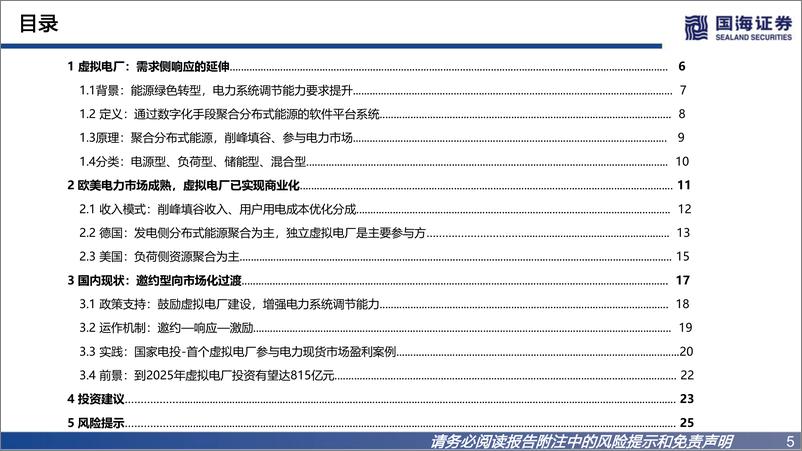 《公用事业行业新型电力系统专题三：虚拟电厂，云程发轫，拥抱蓝海-20220726-国海证券-56页》 - 第6页预览图