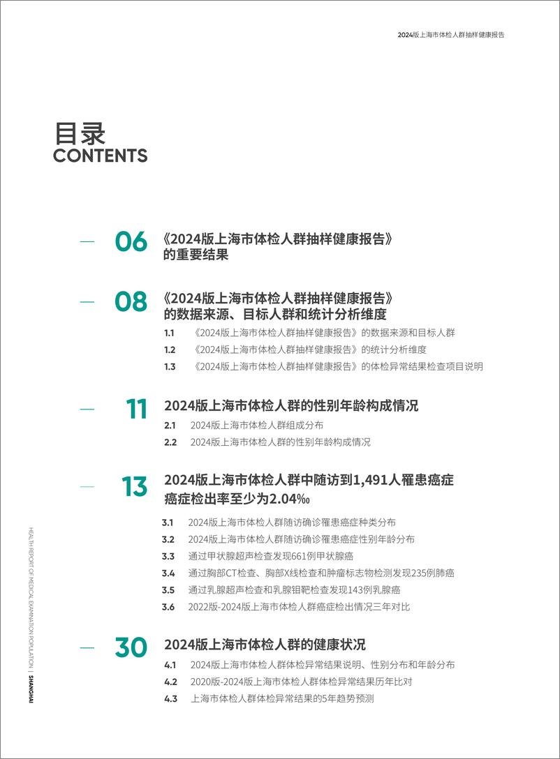 《2024上海市体检人群抽样健康报告》 - 第4页预览图