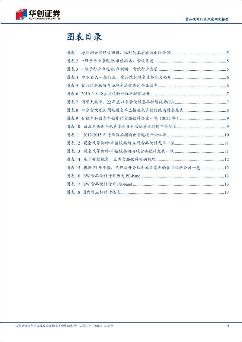 《食品饮料行业深度研究报告：中低速时代的定价范式三-食品饮料高分红企业全景梳理-240421-华创证券-17页》 - 第4页预览图