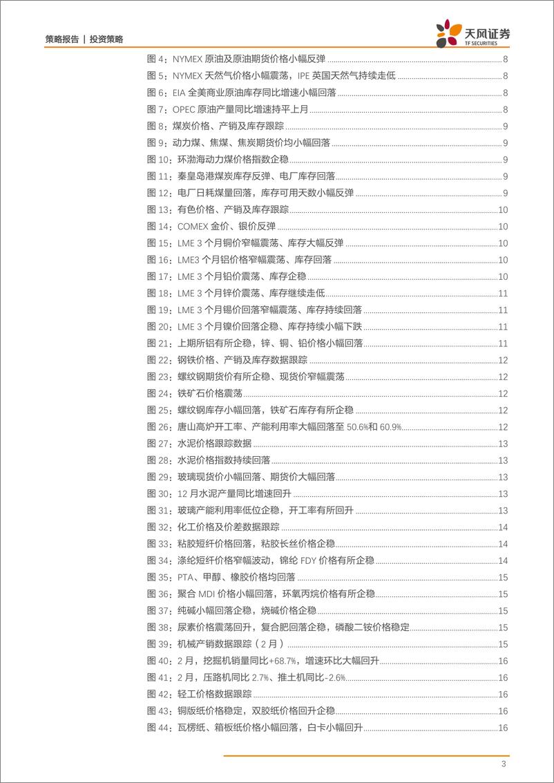 《策略·行业景气：猪肉价继续回升，BDI指数低位反弹-20190319-天风证券-31页》 - 第4页预览图