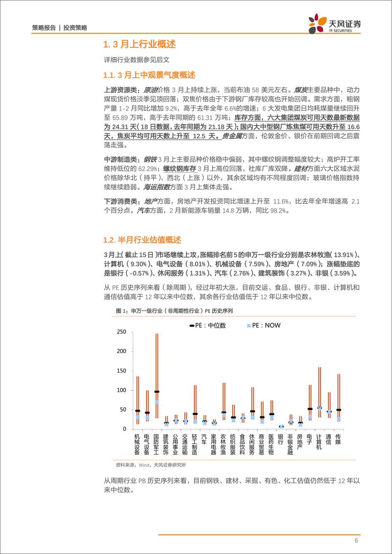 《策略·行业景气：猪肉价继续回升，BDI指数低位反弹-20190319-天风证券-31页》 - 第7页预览图