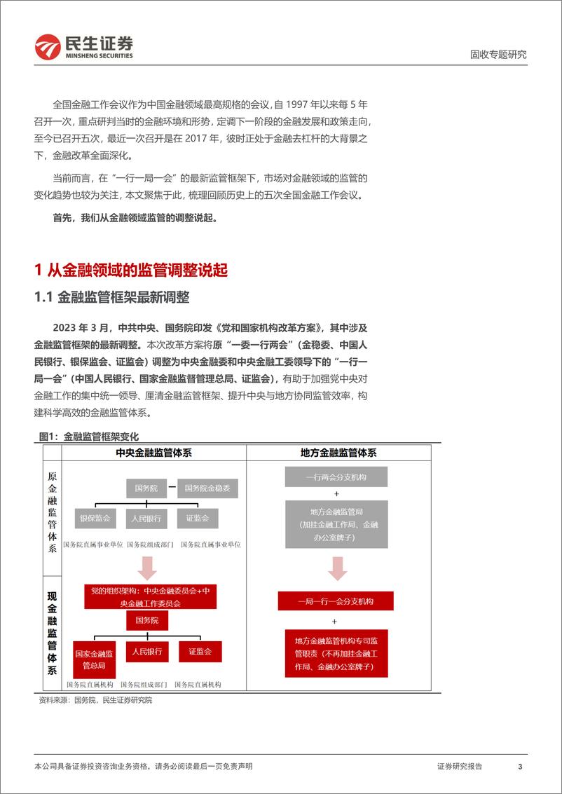 《利率专题：历史上的五次全国金融工作会议-20230613-民生证券-21页》 - 第4页预览图